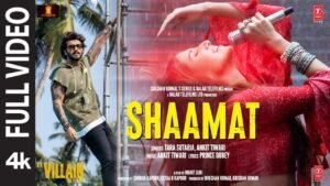 Shaamat – Ankit Tiwari & Tara Sutaria
